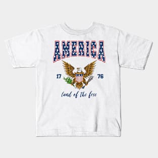 Red White and Blue America Gift For men Women Kids T-Shirt